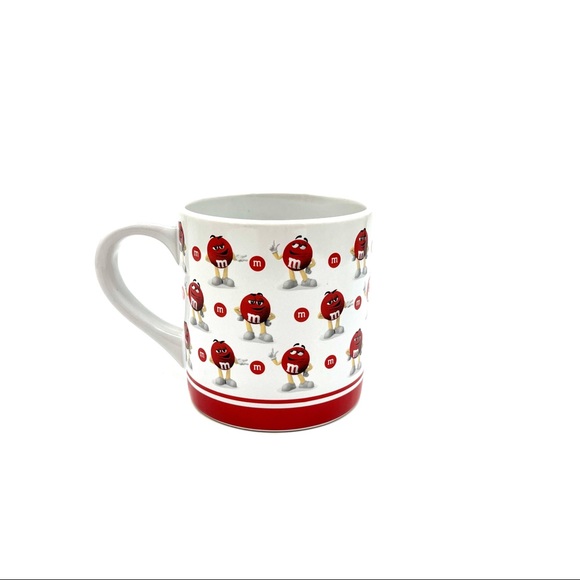 2018 M & M red 16oz limited edition coffee mug - Picture 2 of 4